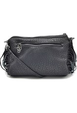 Dark Desire Gothic bags Steampunk bags -  Gothic Shoulder Bag with Metal Skull and Fringes