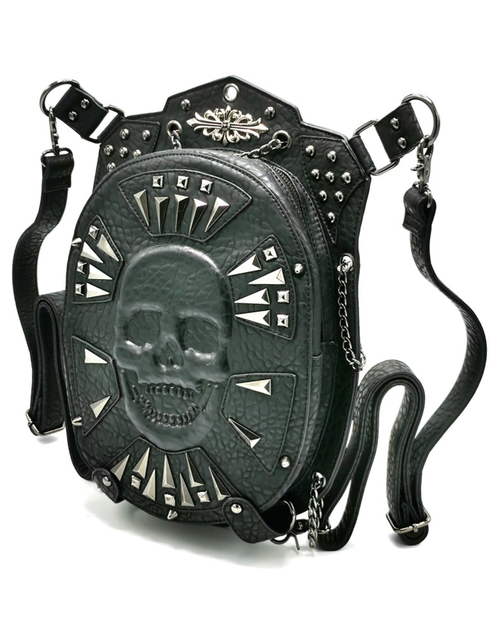 Dark Desire Gothic tassen Steampunk tassen -  Gothic Rugtas-Schoudertas-Crossbody met Schedel