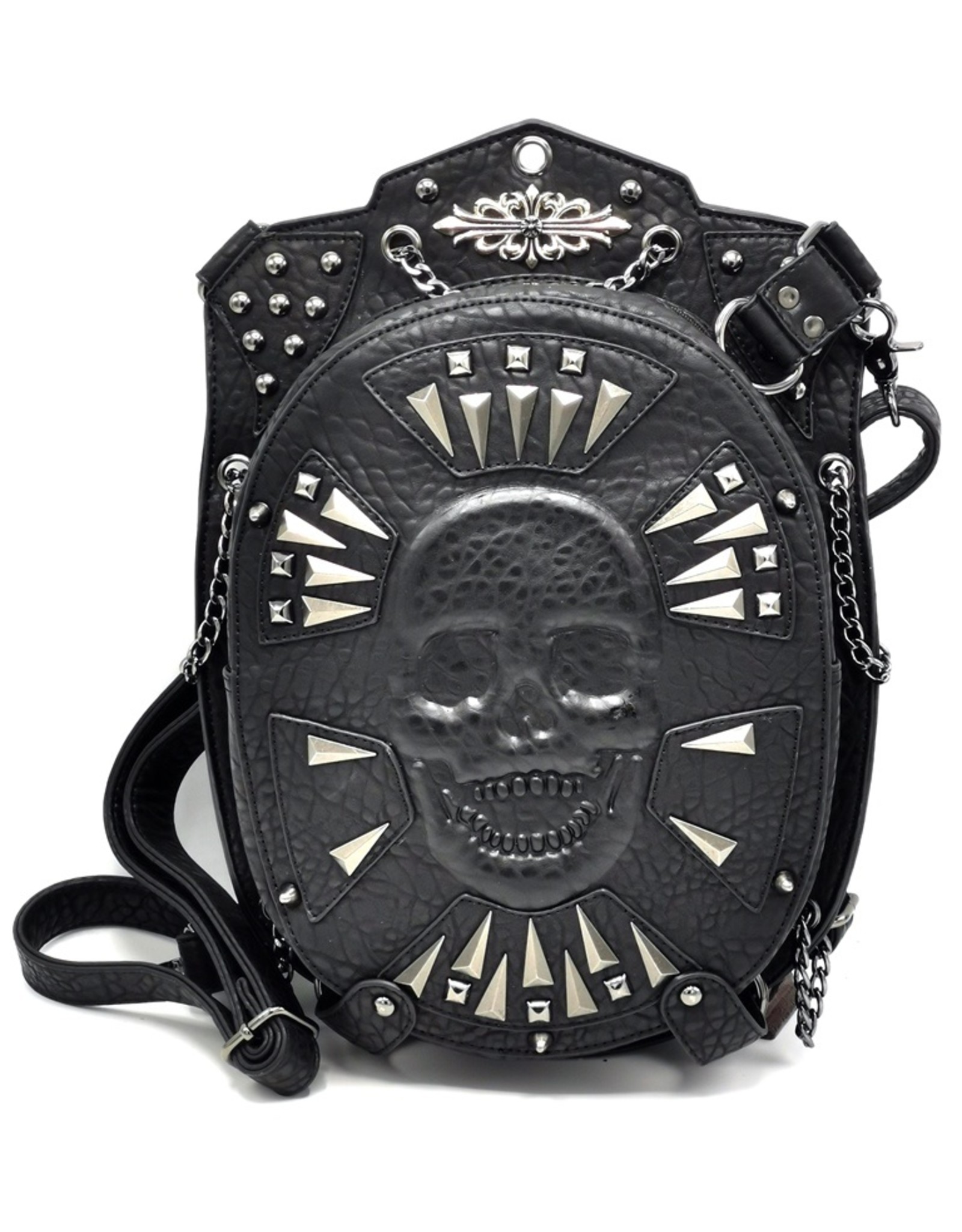 Dark Desire Gothic tassen Steampunk tassen -  Gothic Rugtas-Schoudertas-Crossbody met Schedel