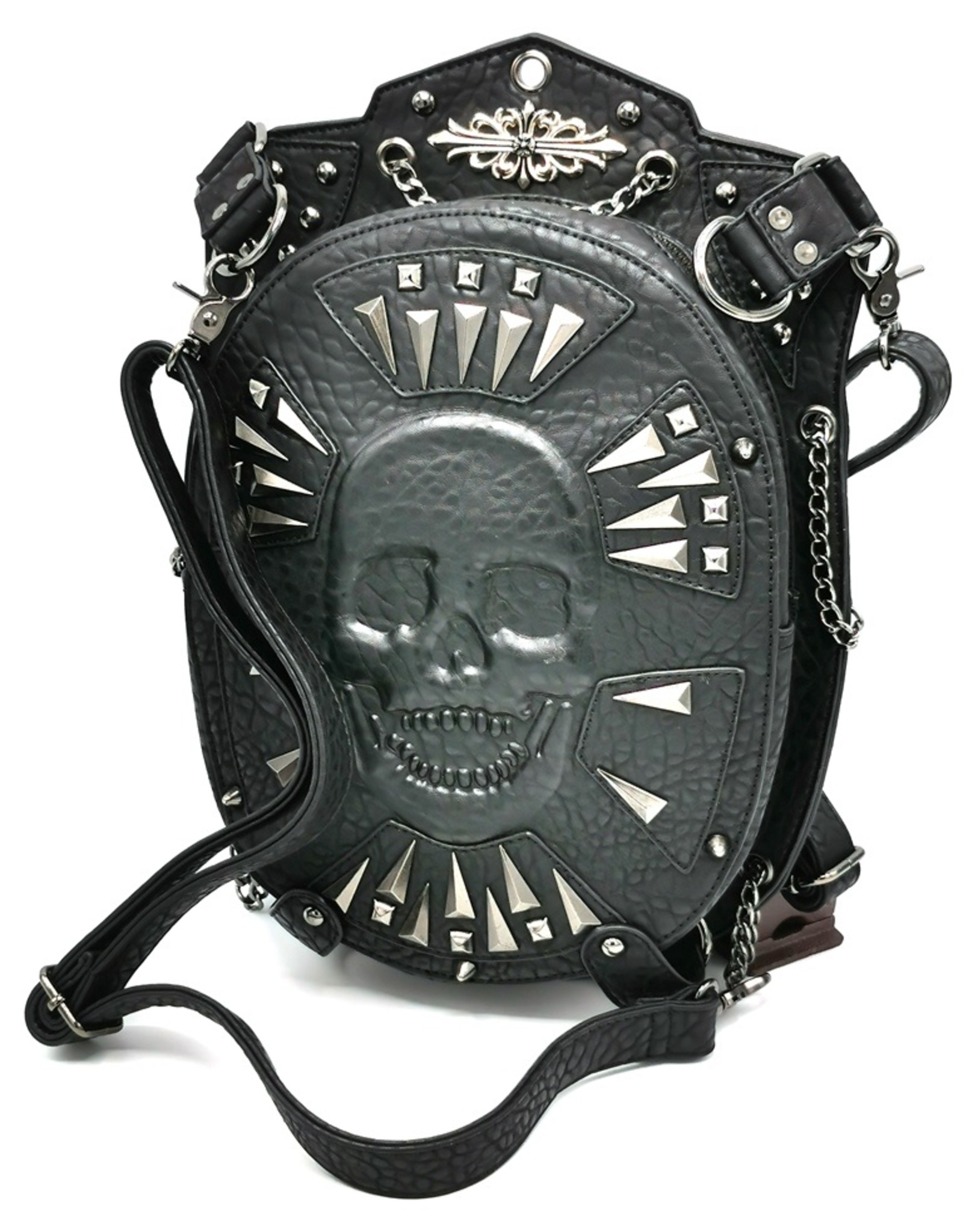 Dark Desire Gothic tassen Steampunk tassen -  Gothic Rugtas-Schoudertas-Crossbody met Schedel