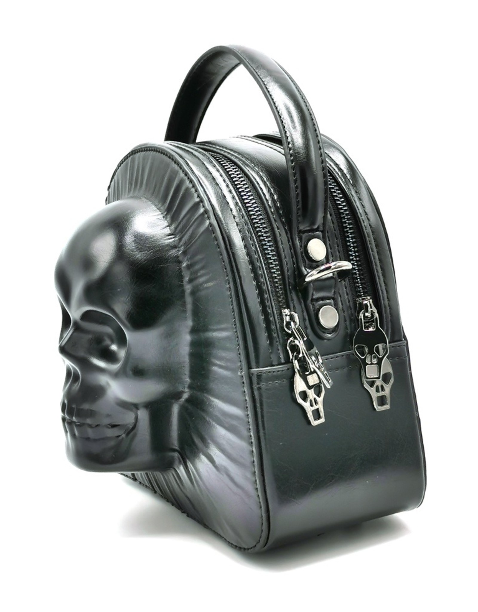 Dark Desire Gothic bags Steampunk bags -  Gothic Shoulder bag with 3d Skull