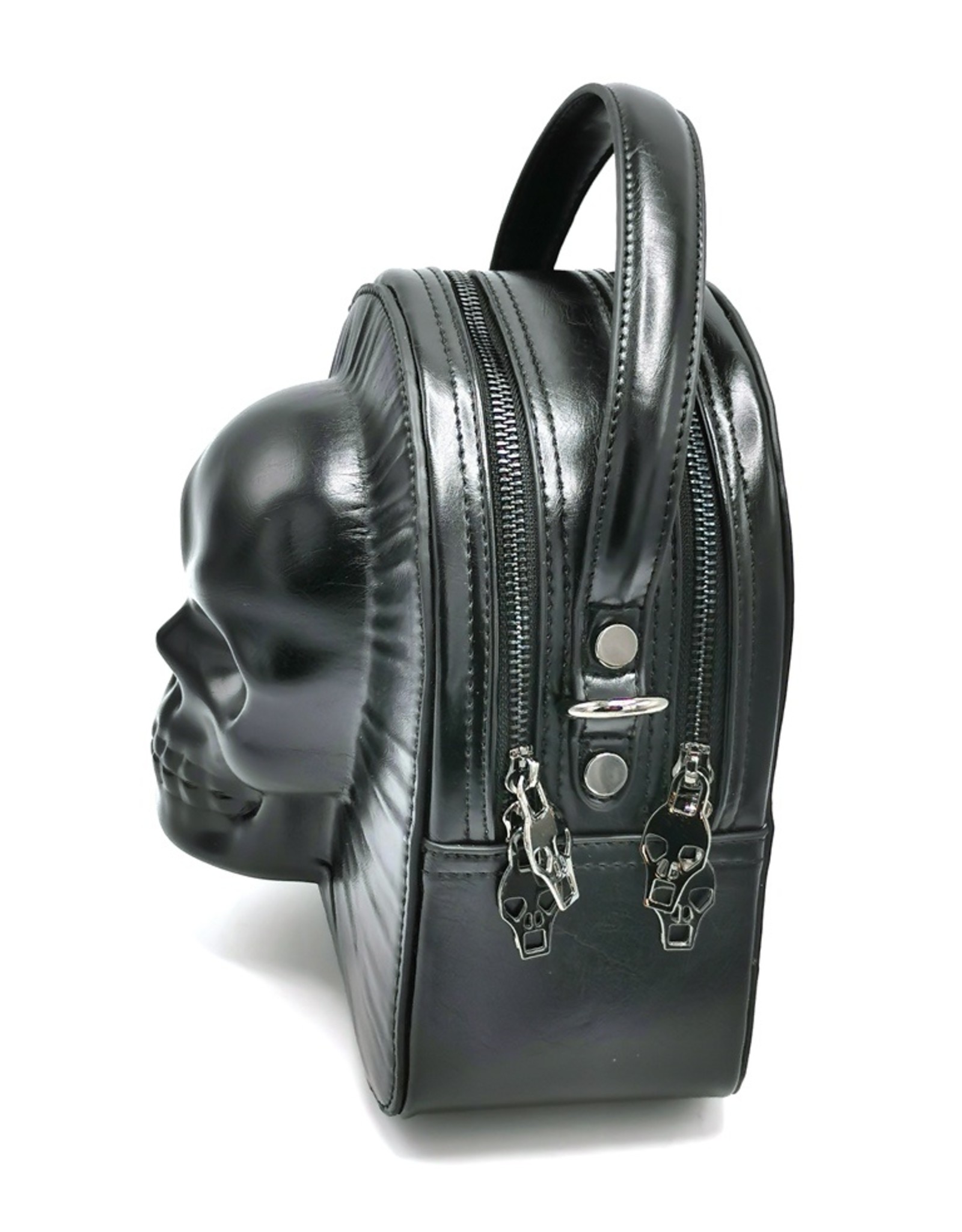 Dark Desire Gothic bags Steampunk bags -  Gothic Shoulder bag with 3d Skull