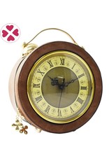 Magic Bags Fantasy bags - Clock Handbag- shoulderbag with Working Clock Brown