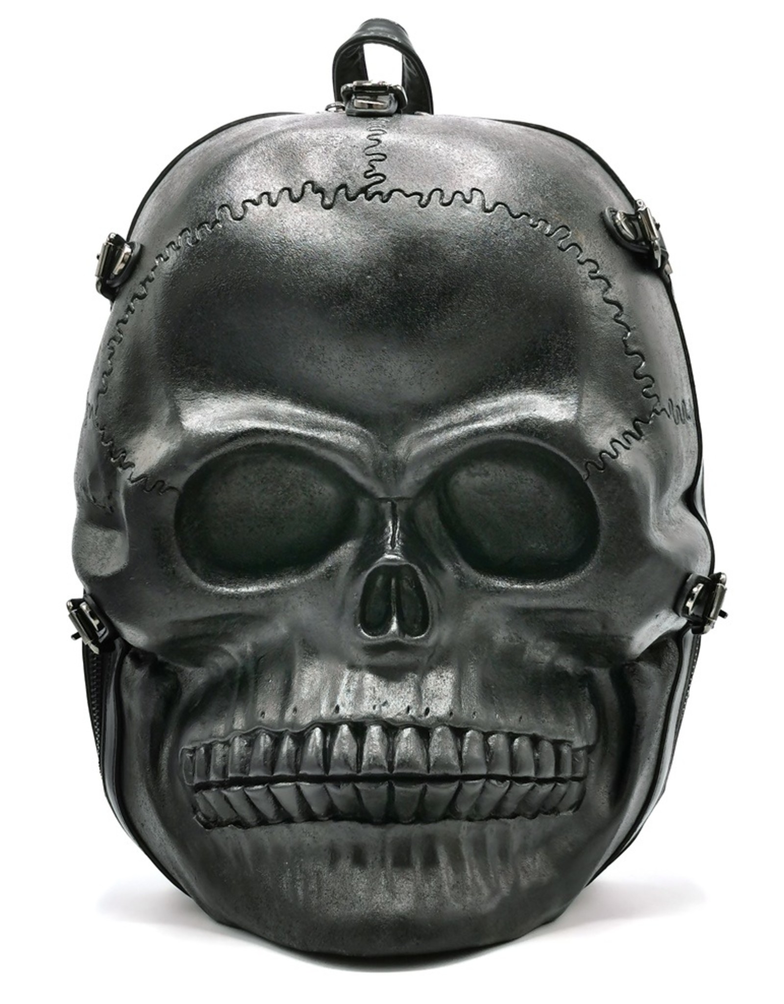 Dark Desire Gothic bags Steampunk bags - Skull Backpack Hard Molded XL black