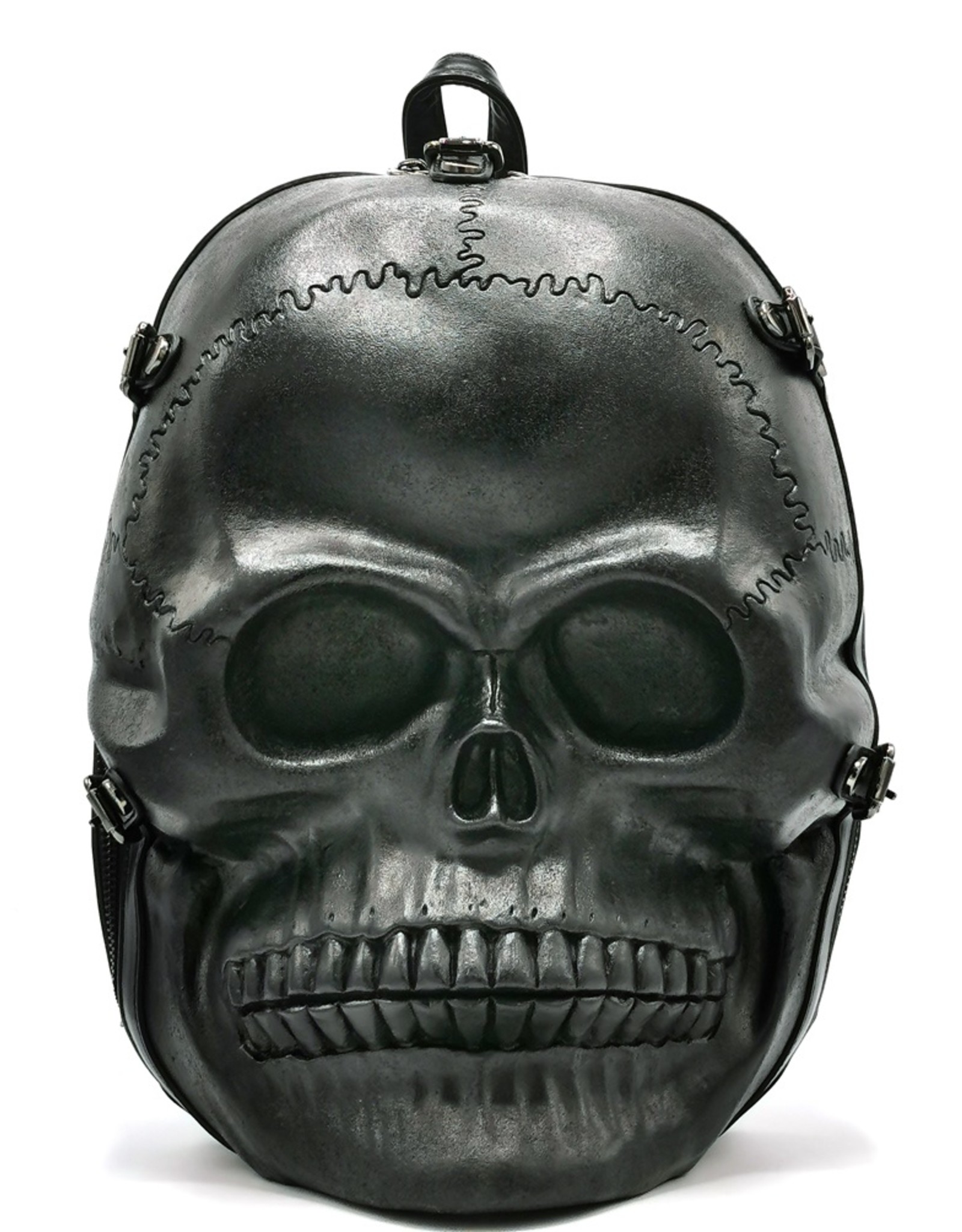 Dark Desire Gothic bags Steampunk bags - Skull Backpack Hard Molded XL black