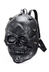 Dark Desire Gothic bags Steampunk bags - Skull Backpack Hard Molded XL black