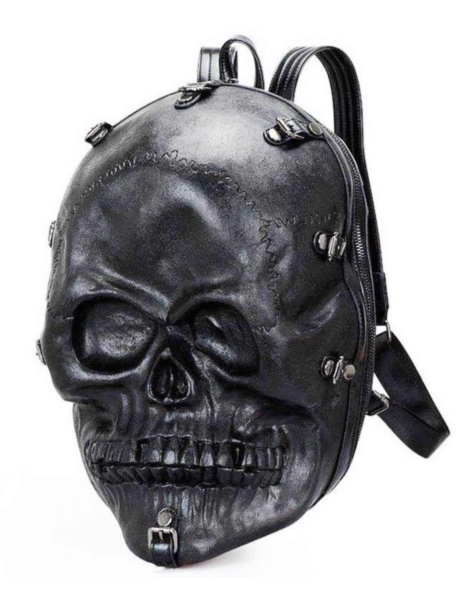 Dark Desire Gothic bags Steampunk bags - Skull Backpack Hard Molded XL black