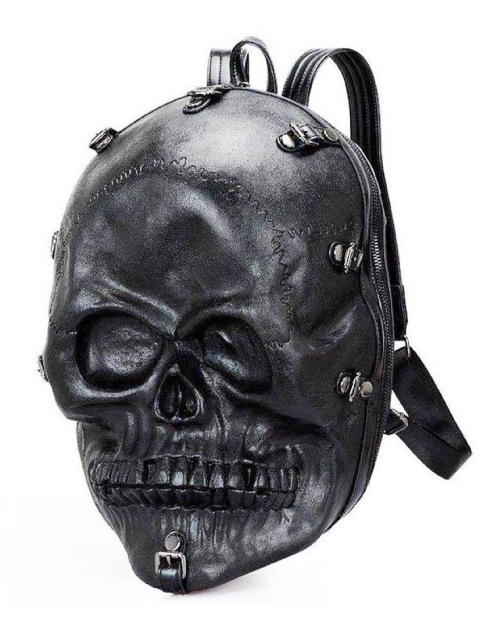 Dark Desire Gothic tassen Steampunk tassen - Schedel Rugtas Hardgevormd XL zwart