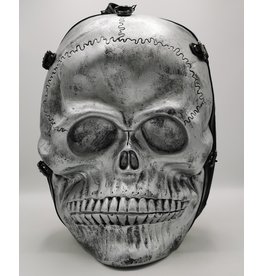 Dark Desire Dark Desire silver backpack skull 3D