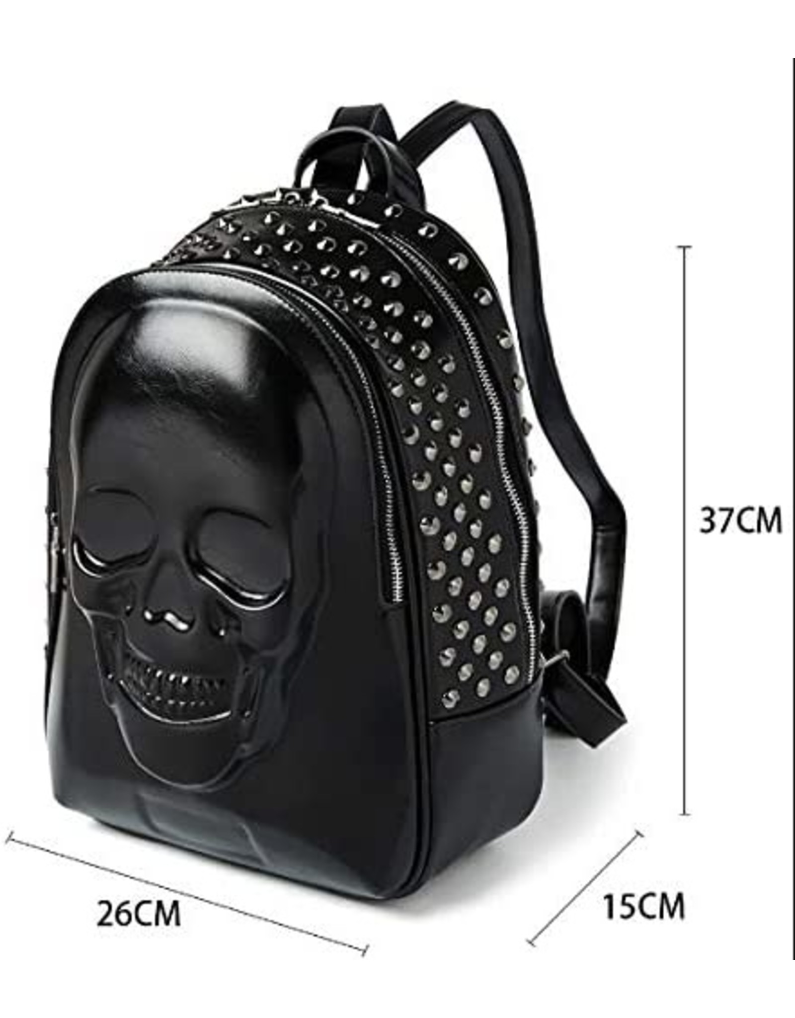 Dark Desire Gothic bags Steampunk bags -  Gothic Backpack with Skull and Studs