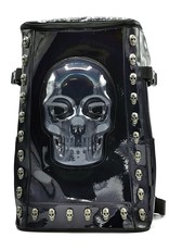 Dark Desire Gothic bags Steampunk bags - Ultimate Skull Backpack XL black lacquer