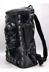 Dark Desire Gothic bags Steampunk bags - Ultimate Skull Backpack XL black lacquer