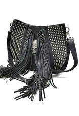 Dark Desire Gothic bags Steampunk bags - Gothic Shoulderbag with Metal Skull Dream Hunter