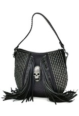 Dark Desire Gothic bags Steampunk bags - Gothic Shoulderbag with Metal Skull Dream Hunter