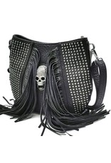 Dark Desire Gothic tassen Steampunk tassen - Gothic Schoudertas met Metalen Schedel Dream Hunter