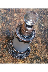 Trukado Miscellaneous - Vintage Mini Perfume Bottle with Crystal and Bronze