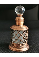 Trukado Miscellaneous - Mini Perfume Bottle with Crystal Cap Vintage look bronze