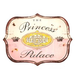 Trukado Princess Palace Vintage Metalen bord