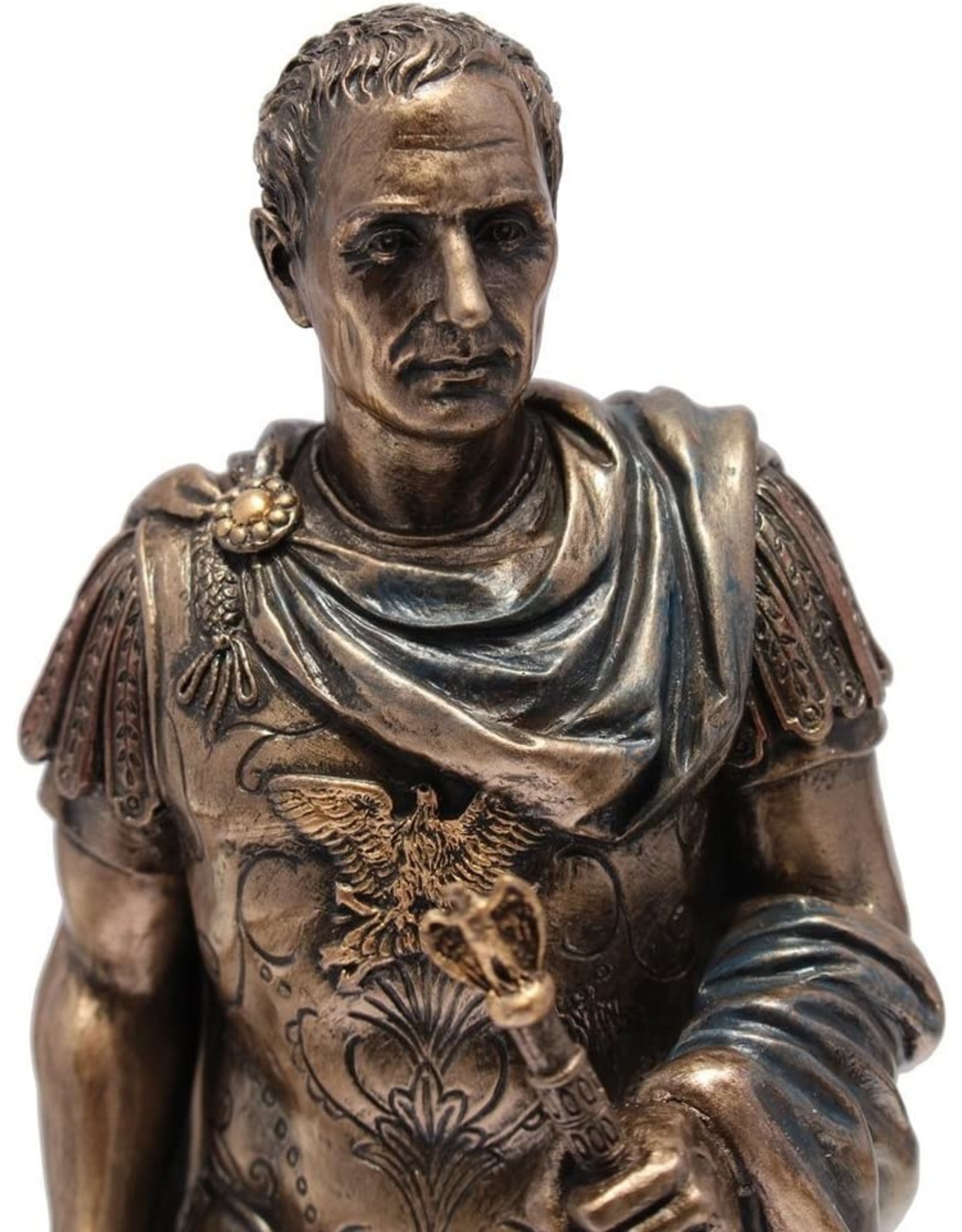 Veronese Design Giftware Beelden Collectables  -  Gaius Julius Caesar Romeinse Keizer Veronese Design