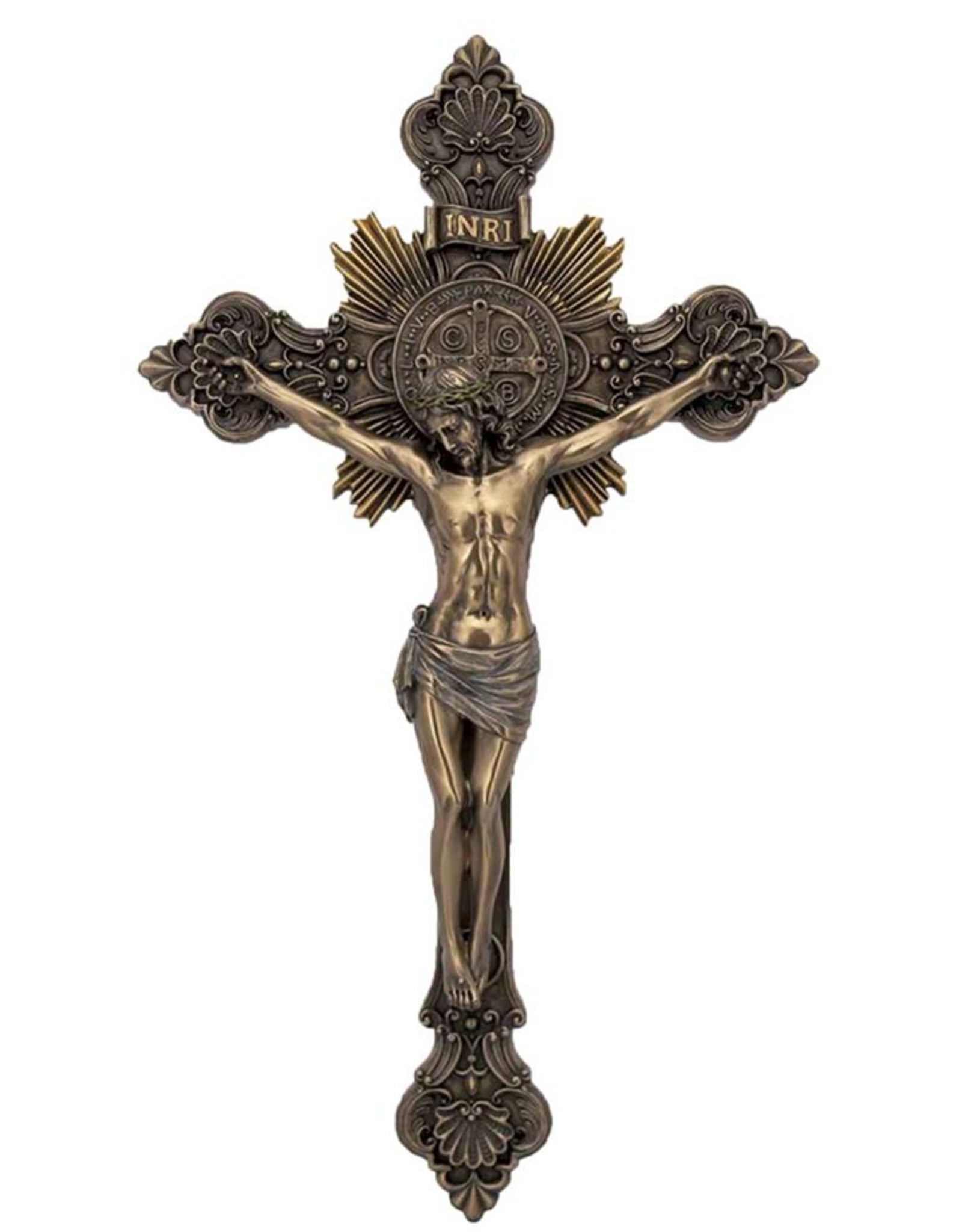 Veronese Design Giftware & Lifestyle - Sint Benedictus Crucifix (aan de muur en staand)