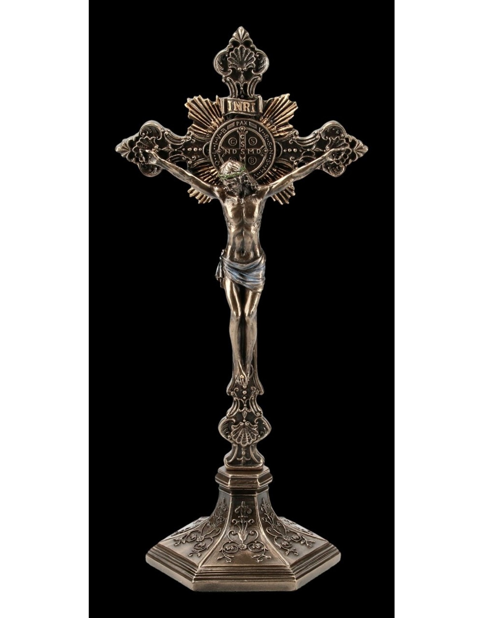 Veronese Design Giftware & Lifestyle - Sint Benedictus Crucifix (aan de muur en staand)