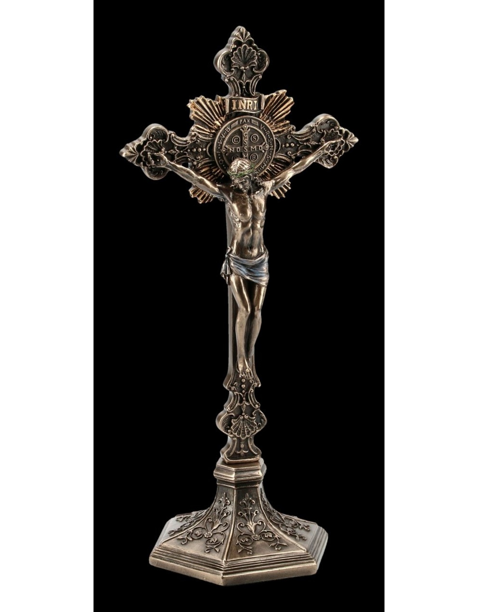 Veronese Design Giftware & Lifestyle - Sint Benedictus Crucifix (aan de muur en staand)