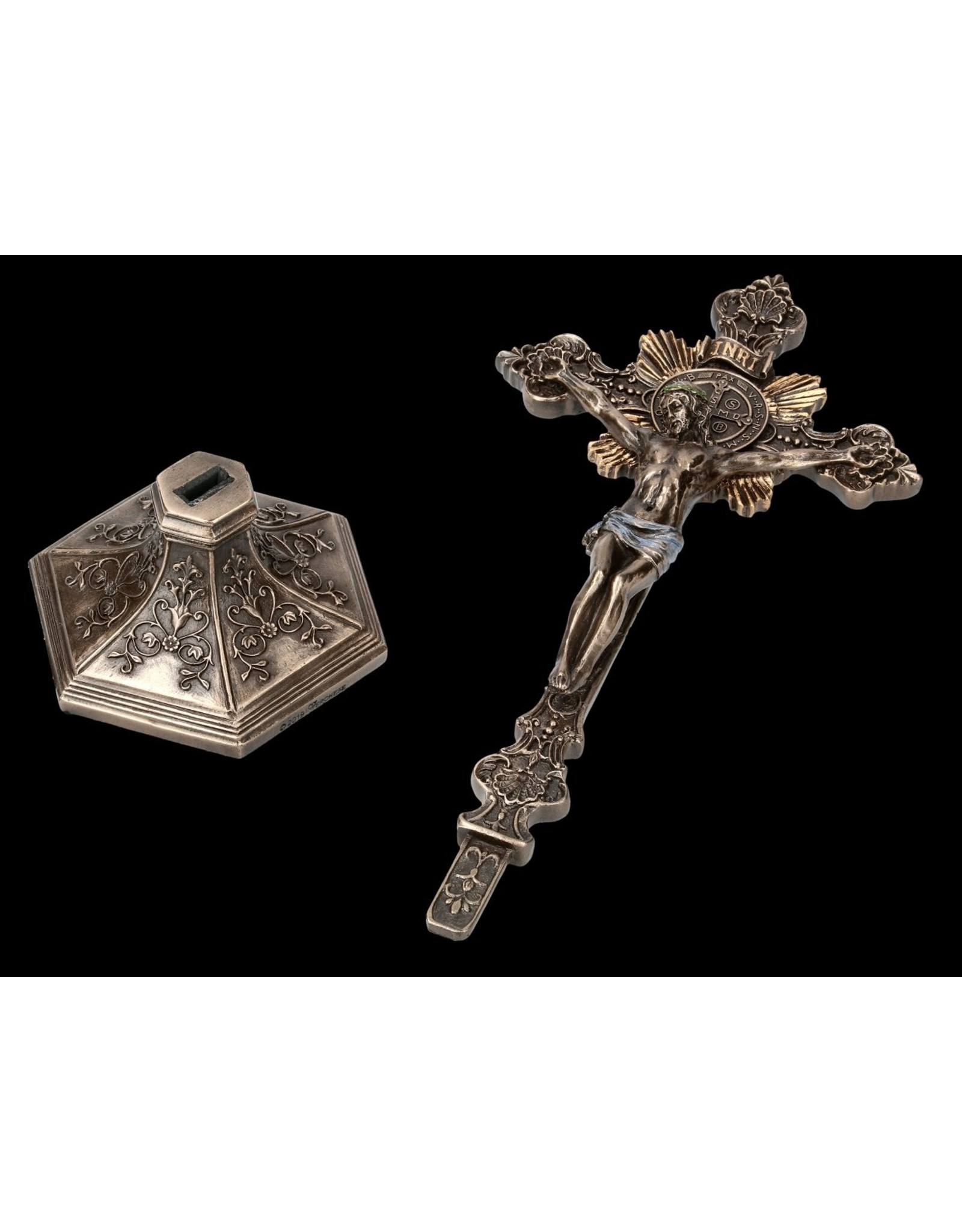 Veronese Design Giftware & Lifestyle - St Benedict's Crucifix (on the wall and standing)