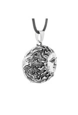 Trukado Jewellery - The Black Sun and Moon Necklace Alaina