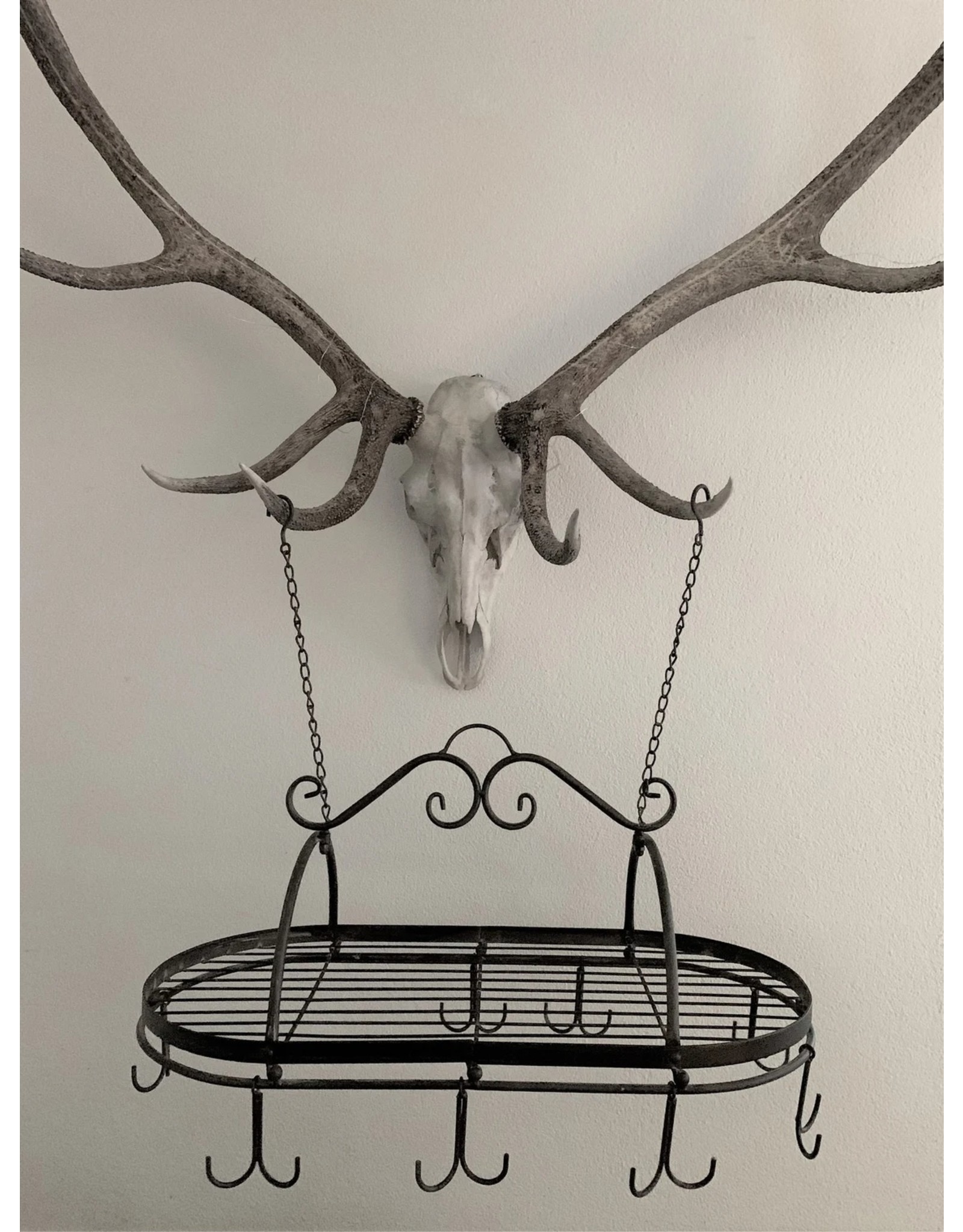 Trukado Miscellaneous - Iron Pot and Pan Rack Herbs Rack Medium