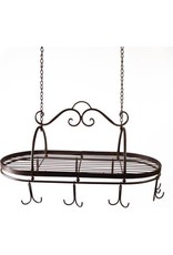 Trukado Miscellaneous - Iron Pot and Pan Rack Herbs Rack Medium