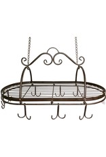 Trukado Miscellaneous - Iron Pot and Pan Rack Herbs Rack Medium