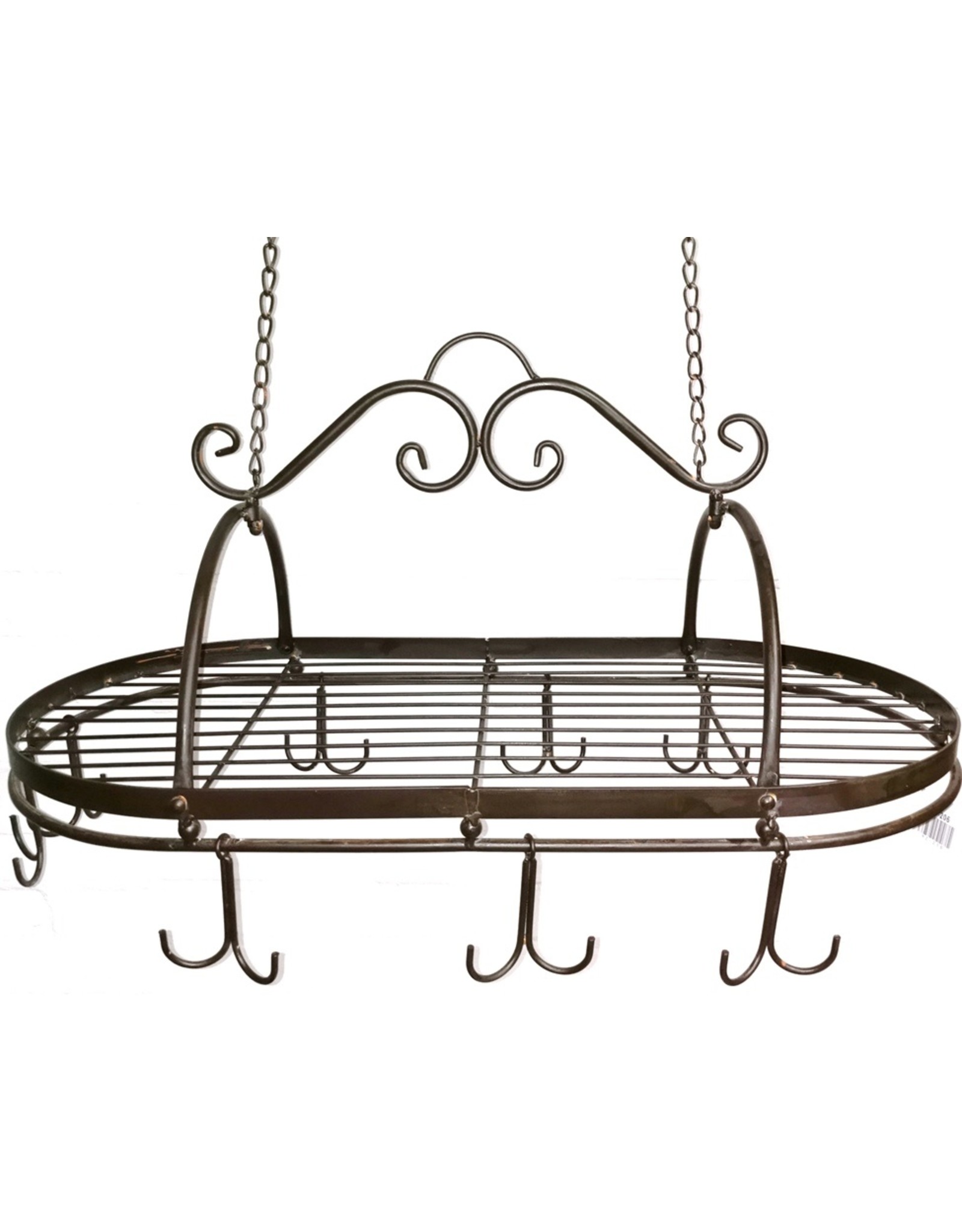 Trukado Miscellaneous - Iron Pot and Pan Rack Herbs Rack Medium