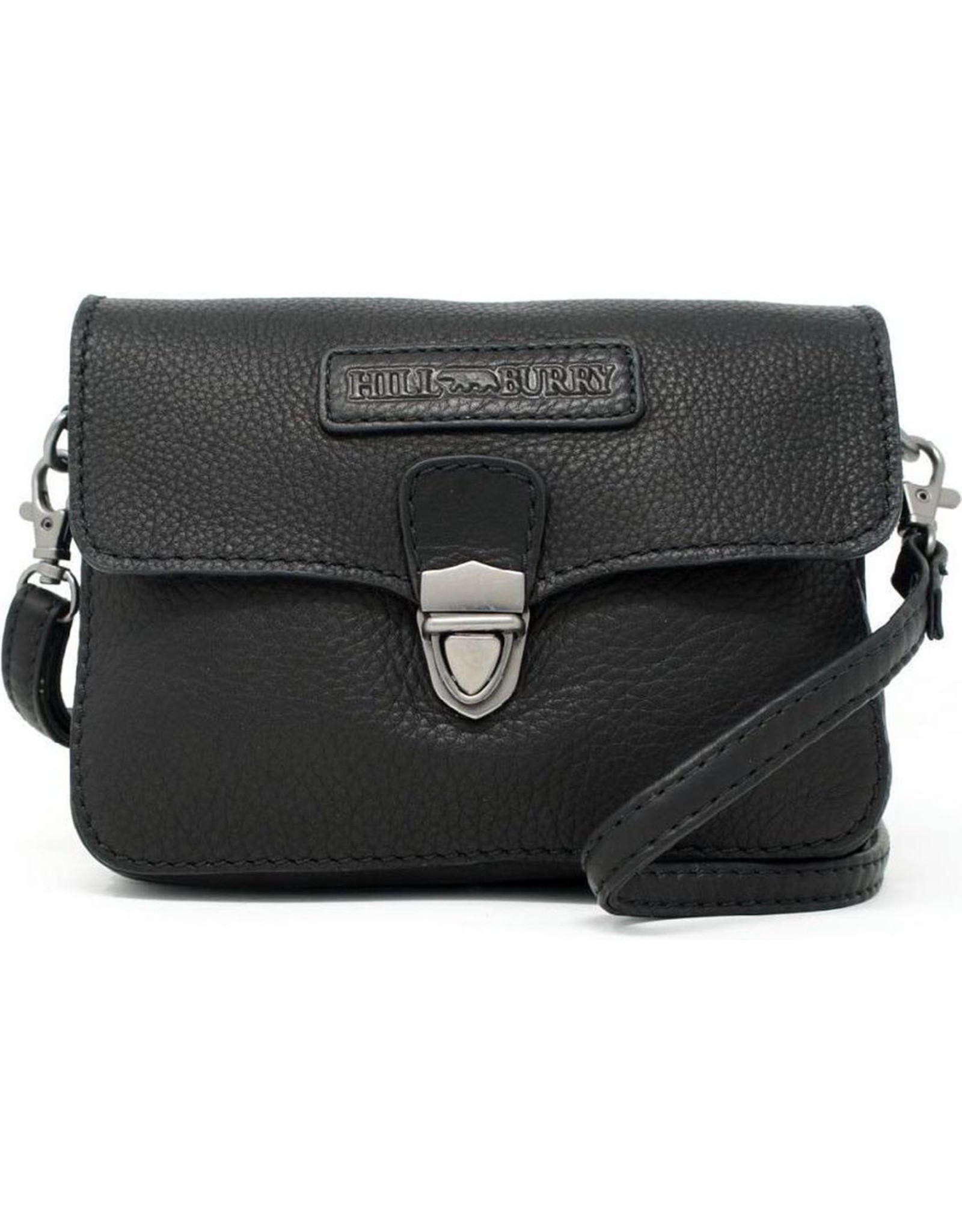 HillBurry Leather bags - Leather Shoulder Bag Black HillBurry 3279bl