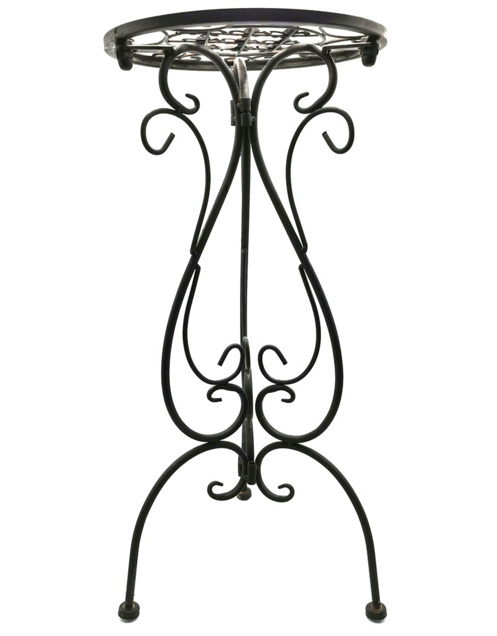 Trukado Miscellaneous - Iron Vintage Plant Table rust brown