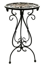 Trukado Miscellaneous - Iron Vintage Plant Table rust brown