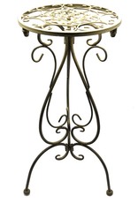 Trukado Miscellaneous - Iron Vintage Plant Table - Side Table