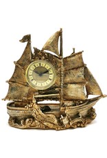 Trukado Miscellaneous -  Sailboat Table Clock bronze-coloured