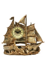 Trukado Miscellaneous -  Sailboat Table Clock bronze-coloured