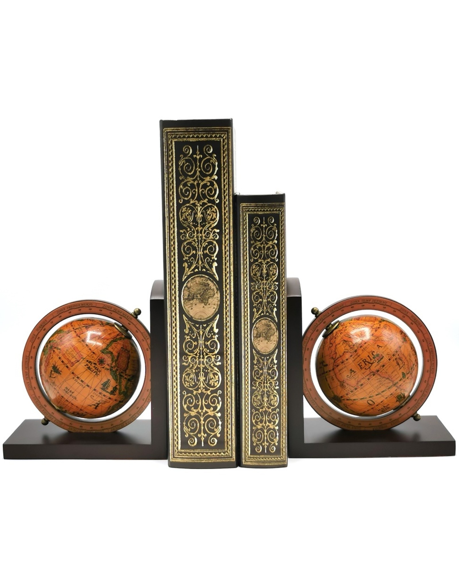 Trukado Miscellaneous - Globe bookends set of 2