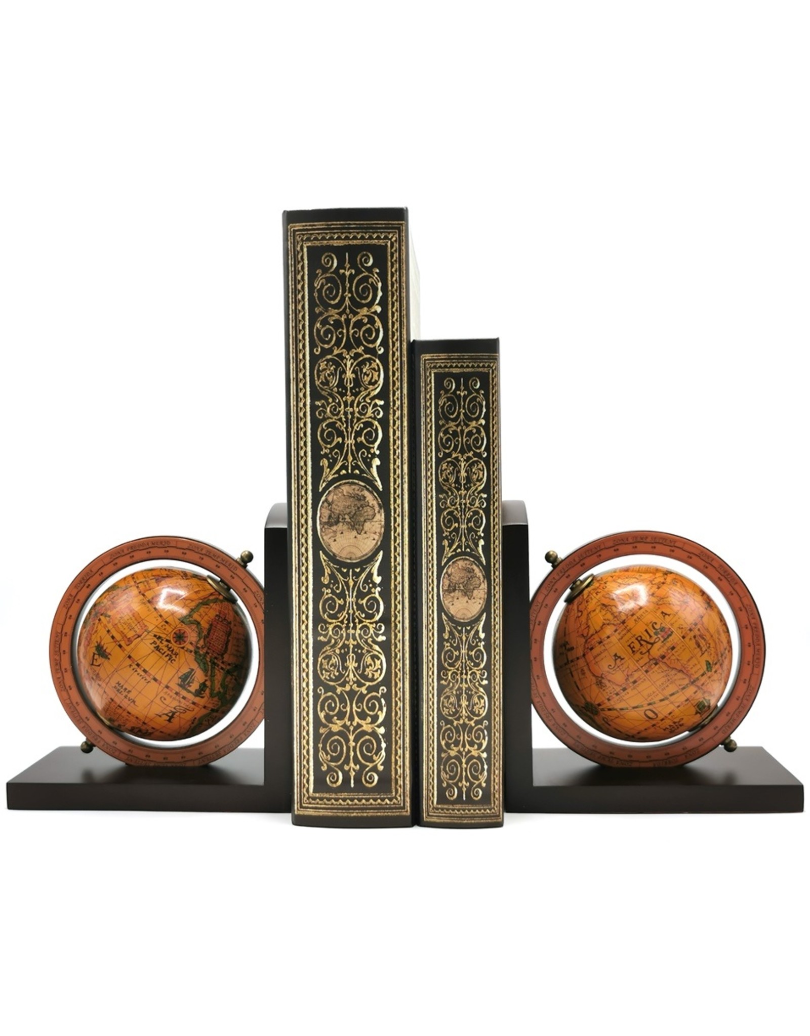 Trukado Miscellaneous - Globe bookends set of 2