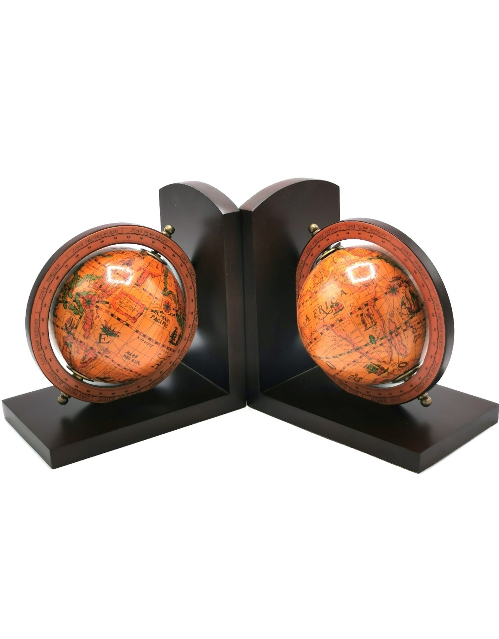 Trukado Miscellaneous - Globe bookends set of 2