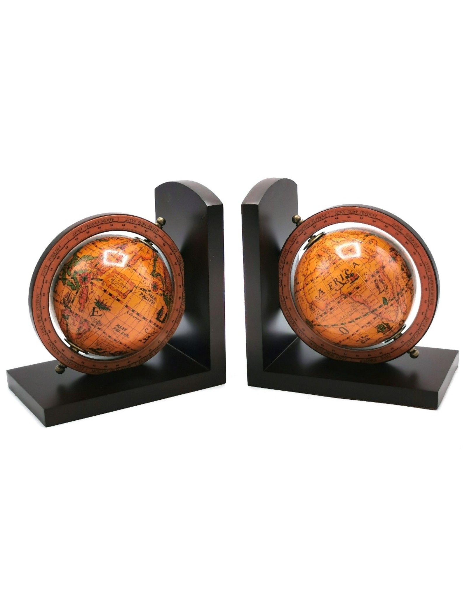 Trukado Miscellaneous - Globe bookends set of 2