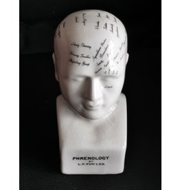 Trukado Phrenology Keramiek Hoofd Medium (20cm)