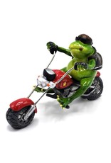 Goldbach Giftware & Lifestyle - Frog on Chopper figurine - 20cm