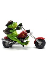 Goldbach Giftware & Lifestyle - Frog on Chopper figurine - 20cm