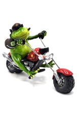 Goldbach Giftware & Lifestyle - Frog on Chopper figurine - 20cm