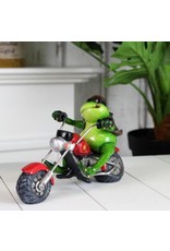 Goldbach Giftware & Lifestyle - Frog on Chopper figurine - 20cm