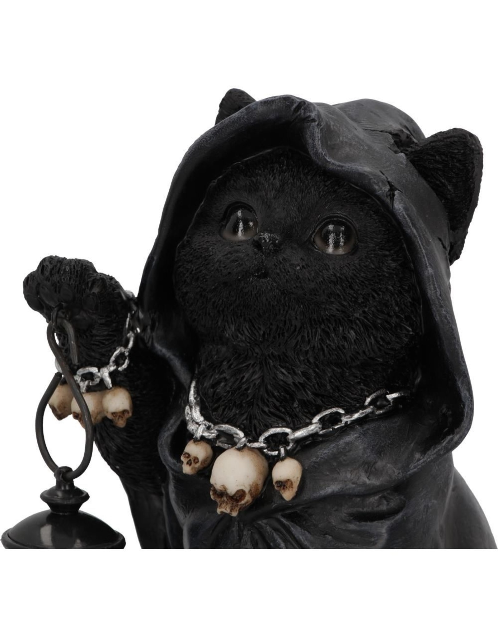 Alator Giftware & Lifestyle - Kattenbeeldje Reapers Feline Lantaarn 18,5cm Nemesis Now