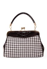 Banned Vintage bags Retro bags - Banned 1950's Retro Gene Handbag Houndstooth