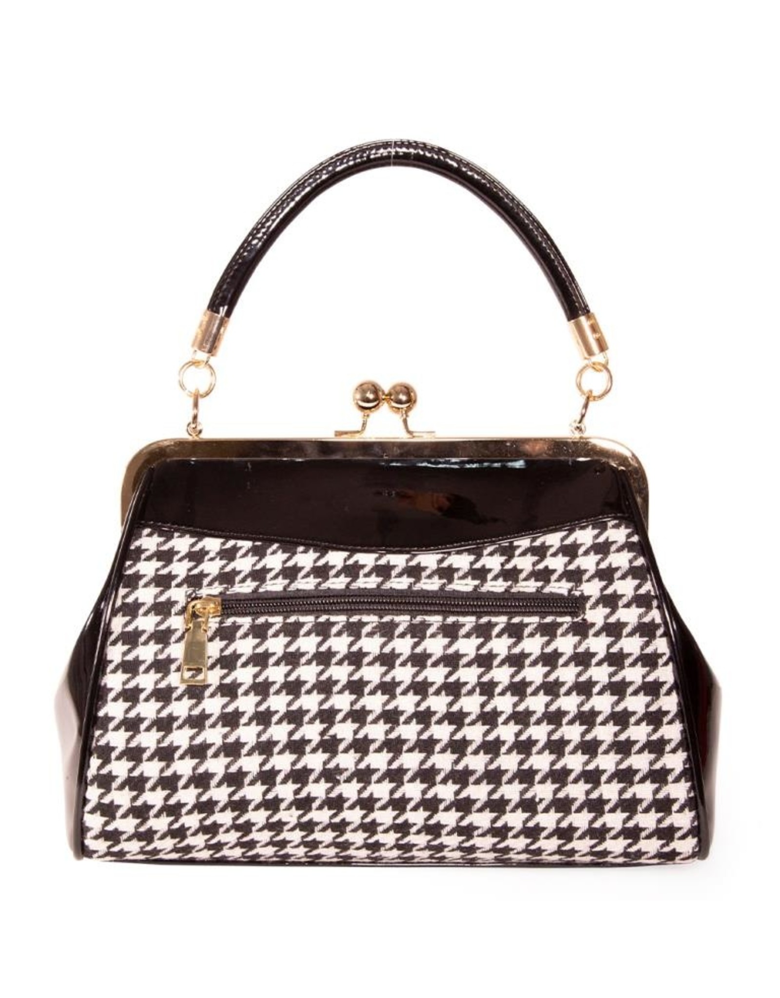 Banned Vintage bags Retro bags - Banned 1950's Retro Gene Handbag Houndstooth